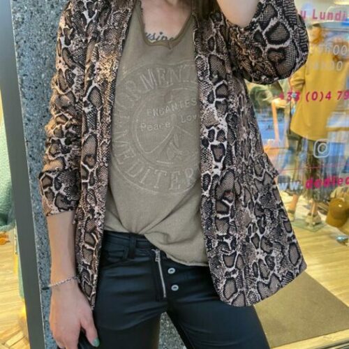 Blazer imprimé python