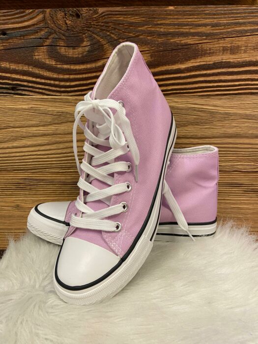 Baskets converse lilas