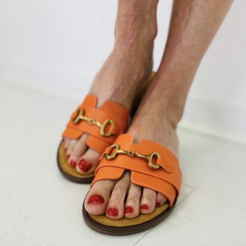 Mules HERA orange