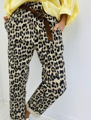 Pantalon VIC léopard