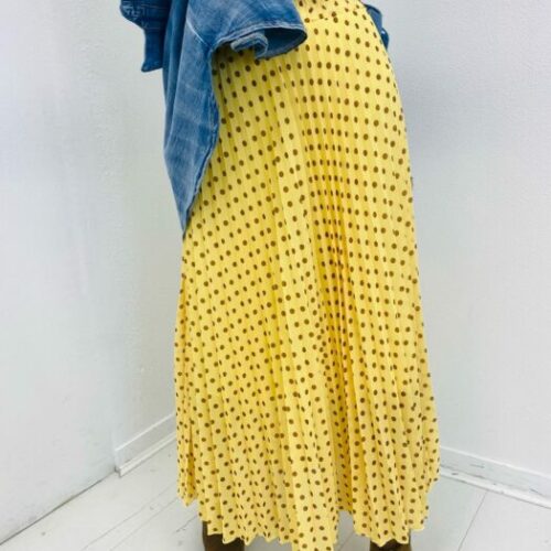 Jupe SENES jaune pois