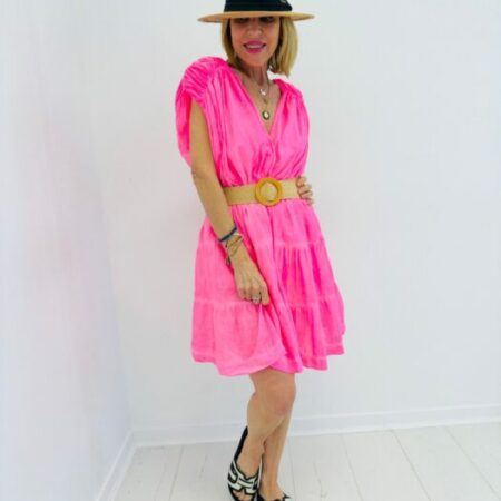 Robe DIANA rose fluo