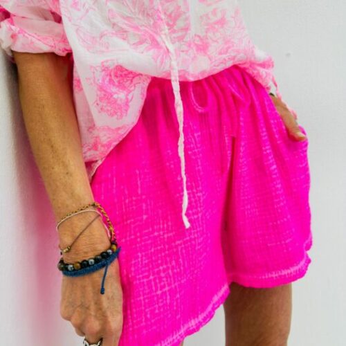 Short ENOHA rose fluo