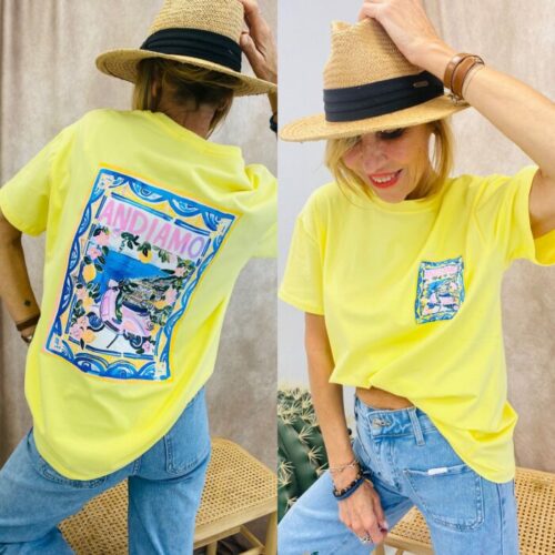 Tee-shirt ANDIAMO jaune