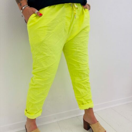 Pantalon MAX jaune fluo