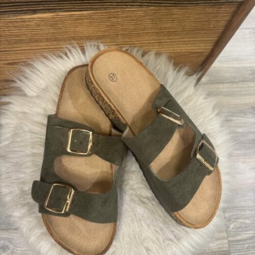 Mules ROSA kaki