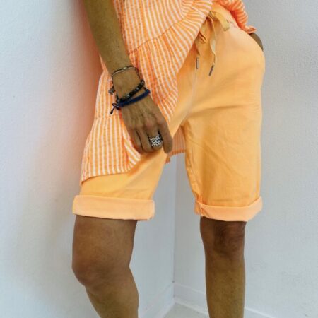 Bermudas orange fluo