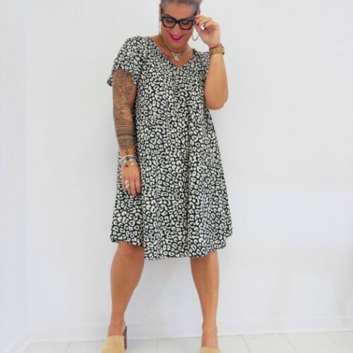 Robe LOUANE manches courtes