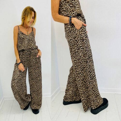Pantalon FAUVE satiné