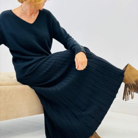 Jupe C' VALENTYNE plissée noire