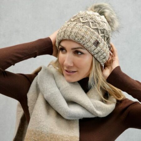 Bonnet tricot nordique