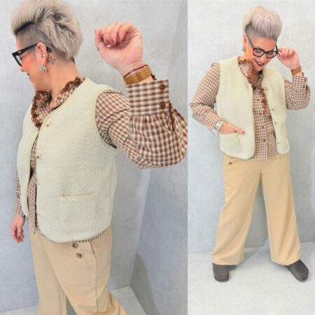 Gilet moumoute sans manches