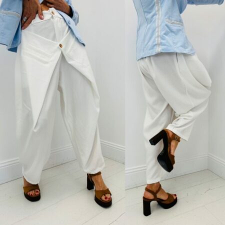 Pantalon ATILLIO blanc