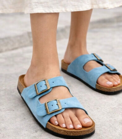 Mules ROSA bleu ciel