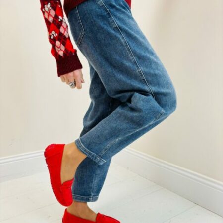 Mocassins rouge