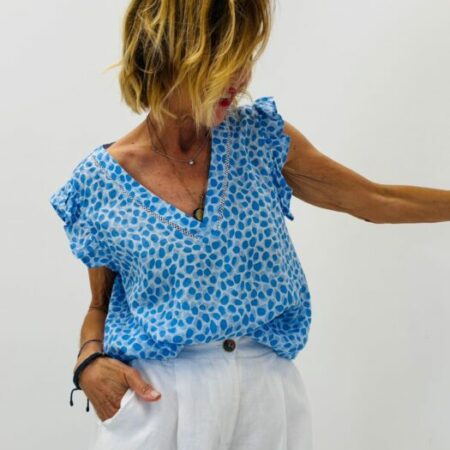 Blouse TISSIA bleue