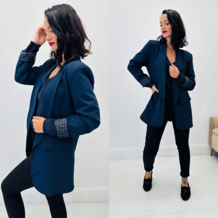 Blazer doublure pois